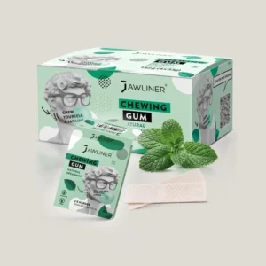 JAWLINER® Közepesen kemény rágógumi menta (Medium Hard)