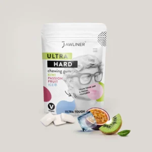 JAWLINER®Ultra kemény rágógumi Jeges Kiwi-Maracuja (Ultra Hard)